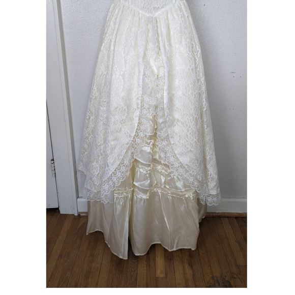 Vintage Gunne Sax Romantic Renaissance Off Shoulder  Bridal Collection  26W - Picture 5 of 12